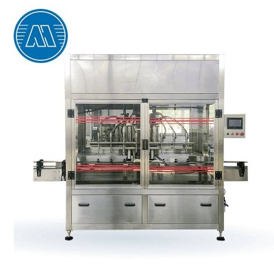 Automatic Jam Hummus Seafood Thick Viscous And Capping Chili Tomato Sauce Paste Filling Machine