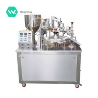 High speed customized semi automatic  plastic soft tube filling and sealing machine