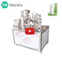 30ml 50ml  semi automatic tube filling and sealing machine  of plastic laminated